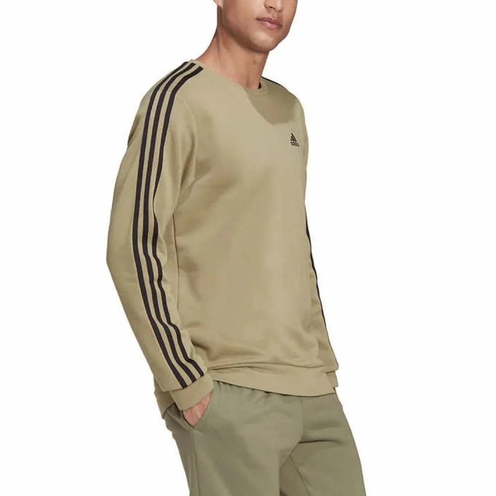 GREEN NWT Men Crewneck Sweater Sweatshirt Adidas - Picture 4 of 9